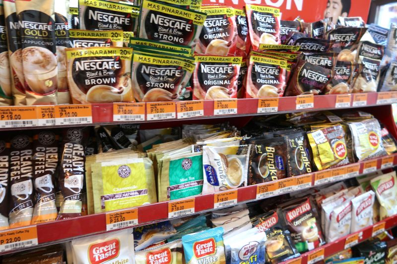 セブ島のセブンイレブンのコーヒー