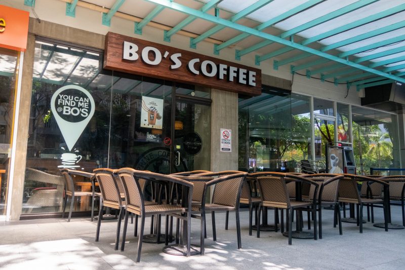セブ島ITパークのBOS COFFEE
