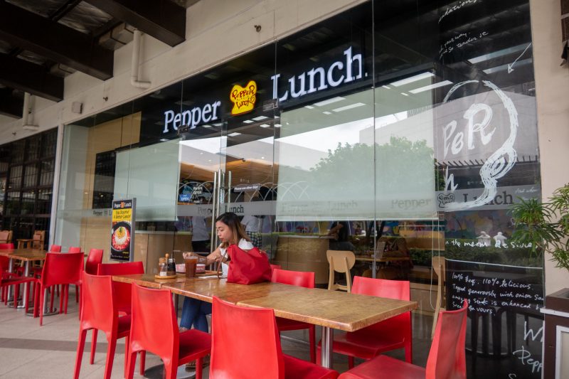 アヤラモールのペッパーランチ