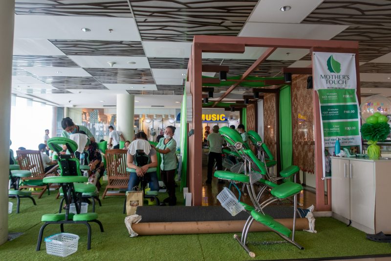 セブ島アヤラモールのお手頃価格の「ブラインドマッサージ」