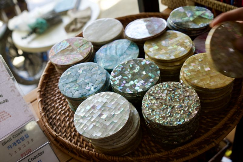 セブ島のシェルアクセサリー