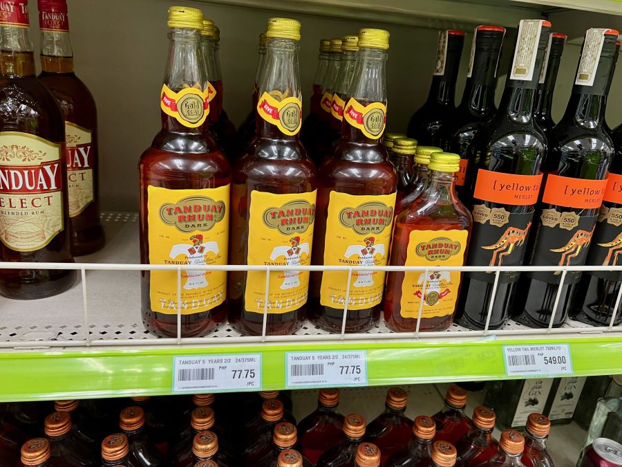 セブ島のラム酒