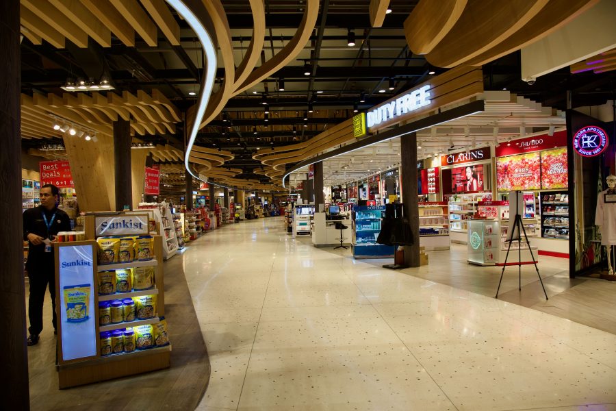 マクタン・セブ国際空港のターミナル2の免税品