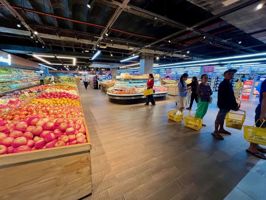 セブ島カントリーモールの食料品スーパー