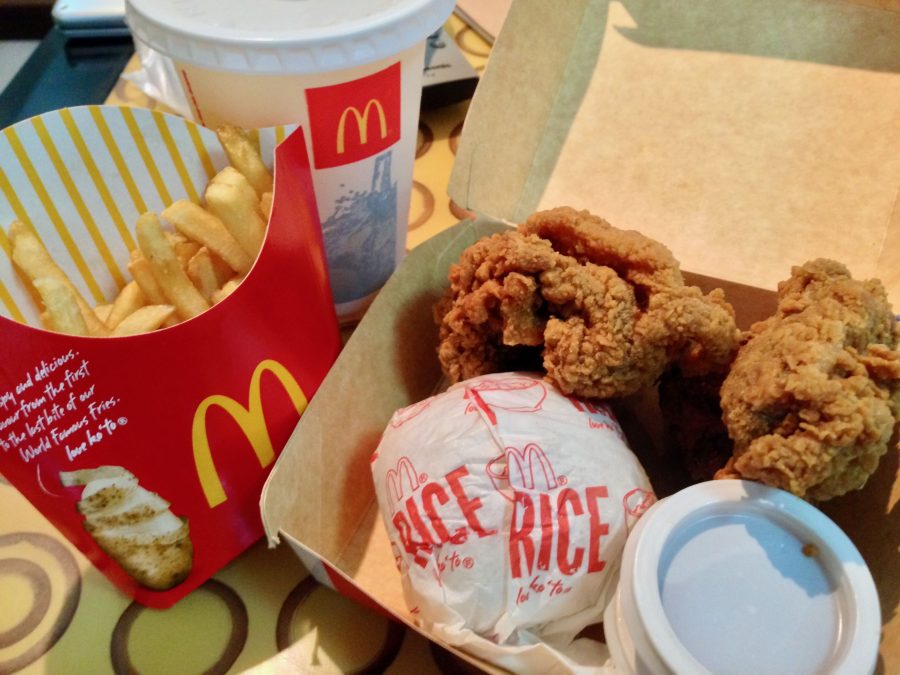セブ島マクドナルドのフライドチキン