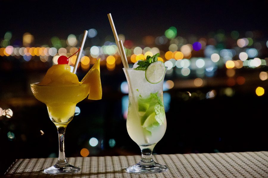 セブ島Scape Skydeckのカクテル